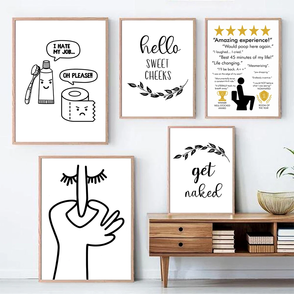 Home Bathroom Rules - Toilet Humour bau tidak enak garis