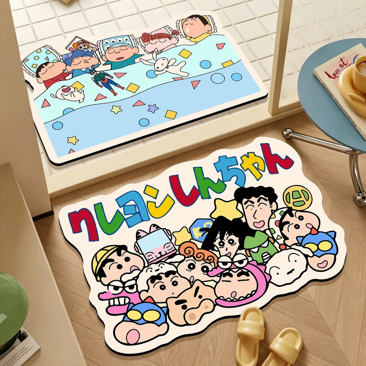 Non Slip Bath Mat - Keset Kamar Mandi Crayon Shin-chan, Karpet