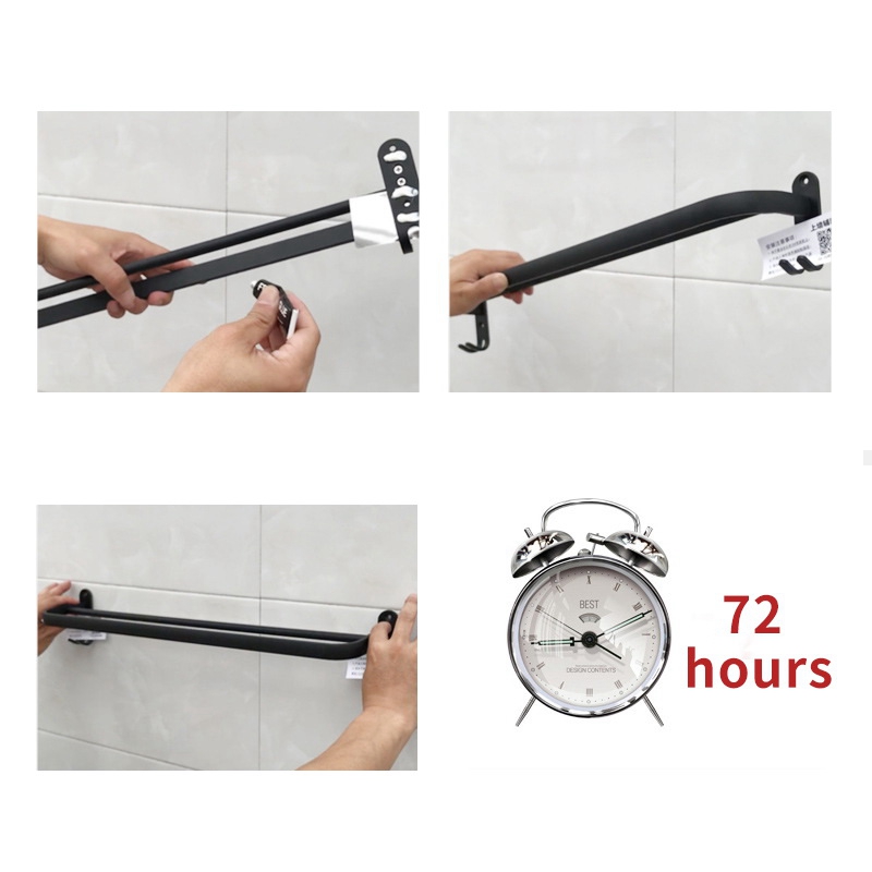 Home Bathroom Accessories - ABFS Rak Handuk Dinding 60 cm