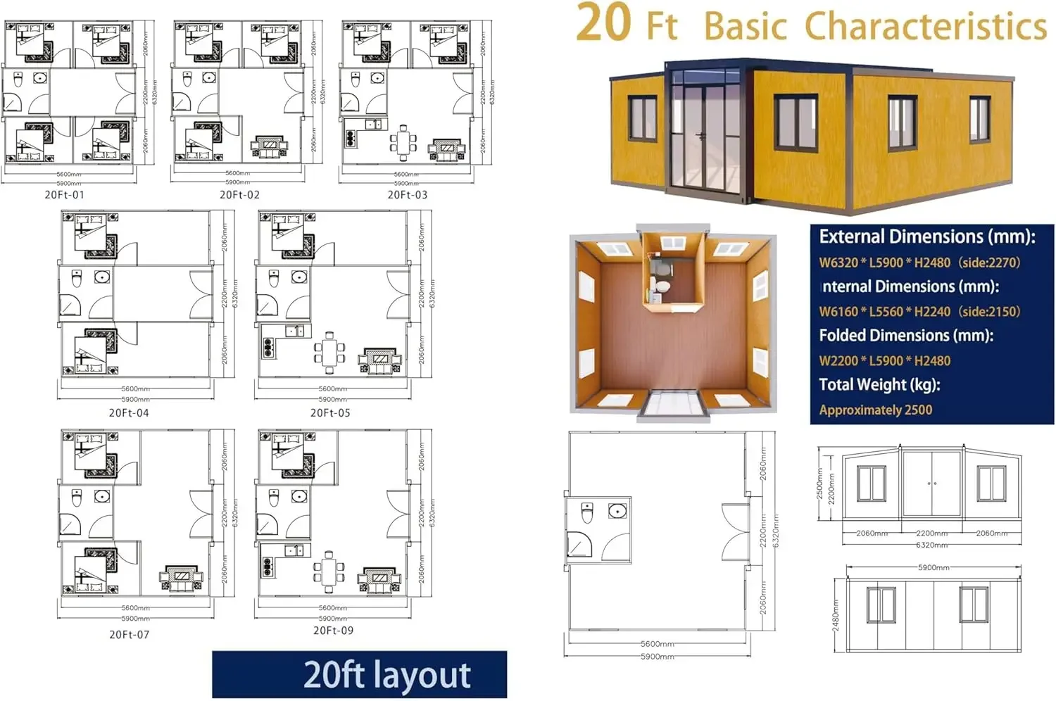 Tiny Home Bathroom Kitchen - Rumah Prefabrikasi Kecil yang Dapat Diperluas