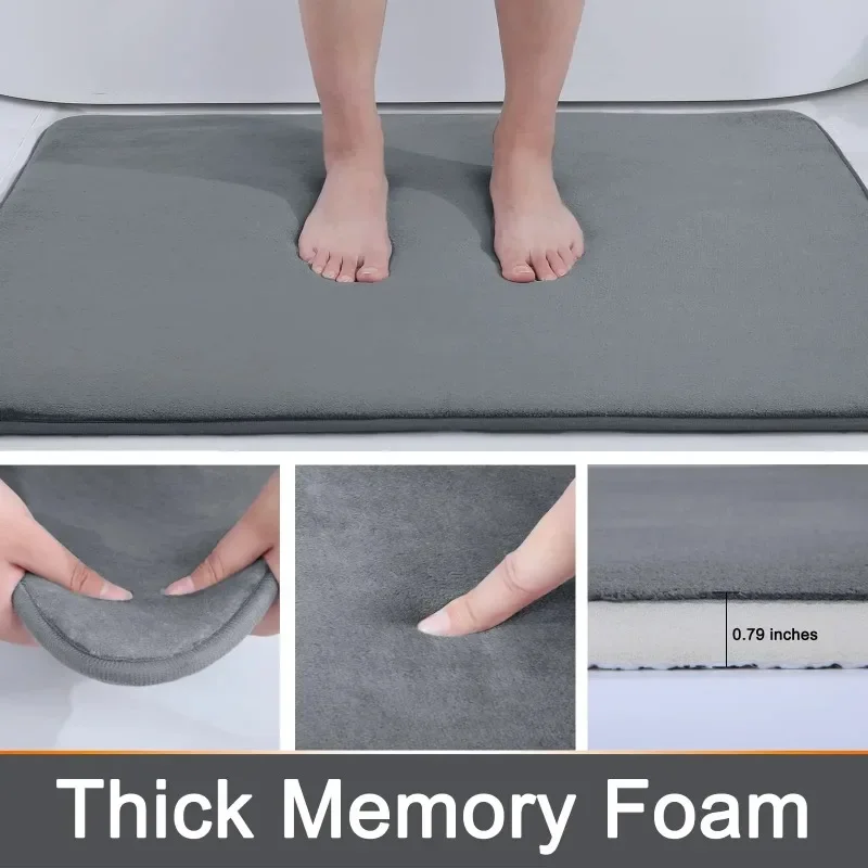 Non Slip Bath Mat - Keset Kamar Mandi Busa Memori Anti