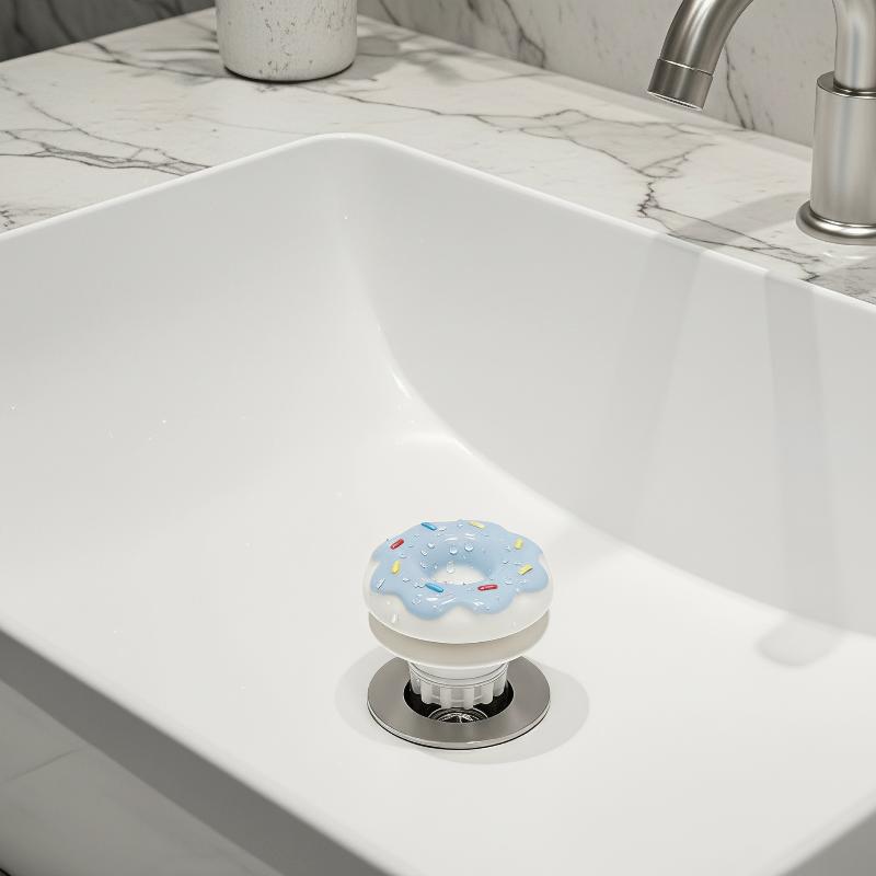 Home Hardware Bathroom Sinks - Penutup Saluran Pembuangan Wastafel Berbentuk Donat