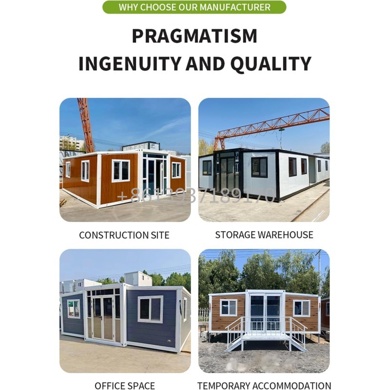 Tiny Home Bathroom Kitchen - Rumah Kontainer Prefabrikasi yang Dapat Diperluas