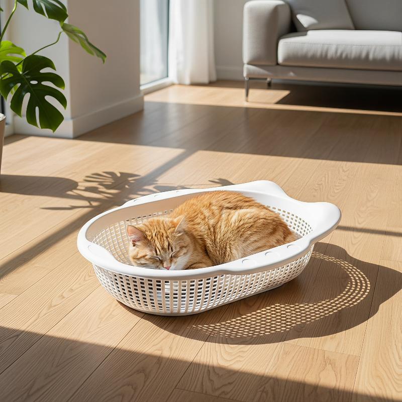 Non Slip Bath Mat - Tempat Tidur Kucing Plastik dengan Bantalan