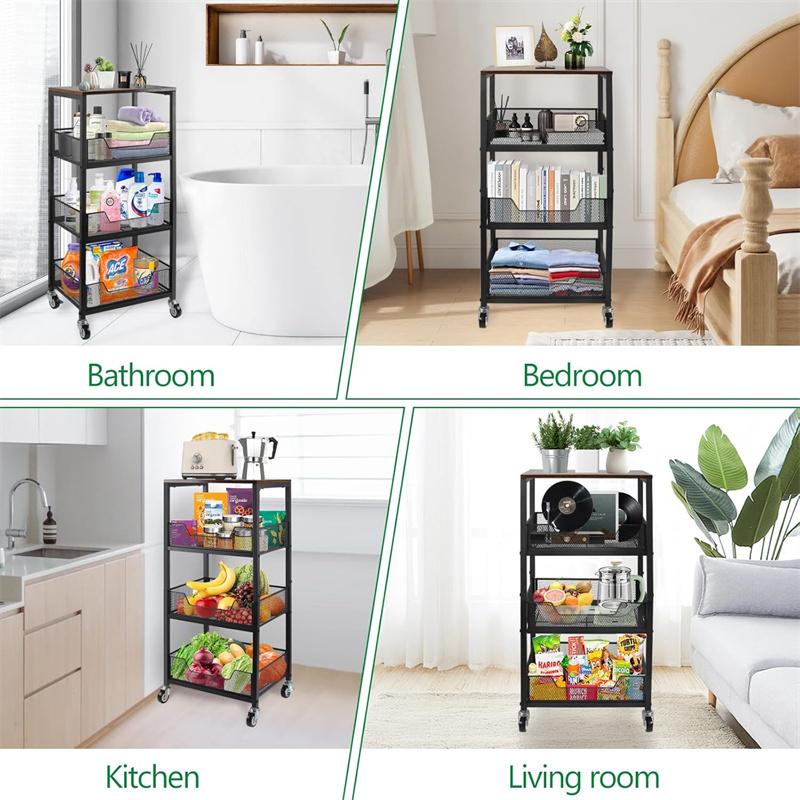 Rak Penyimpanan Serbaguna 3-Ti - Home Bathroom Accessories ulasan dan harga