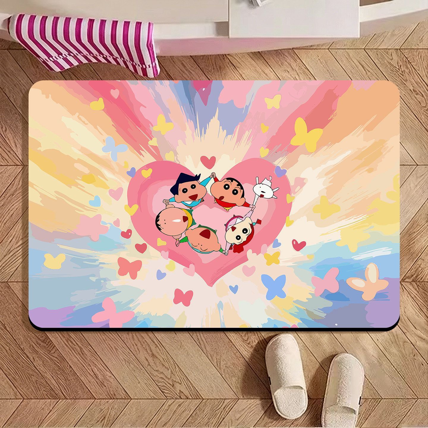 Keset Kamar Mandi Crayon Shin- - Non Slip Bath Mat ulasan dan harga