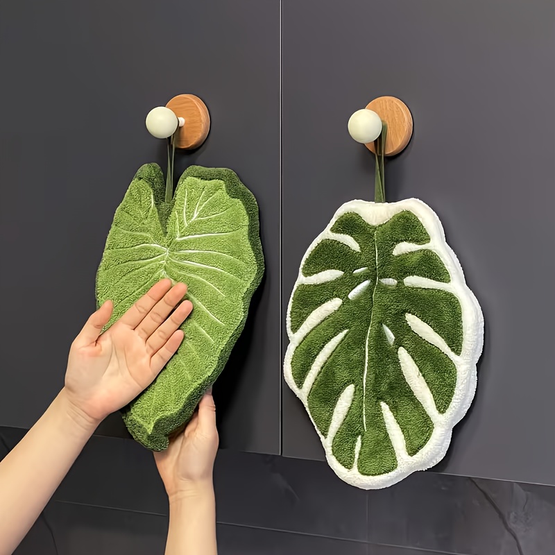 Handuk Tangan Motif Daun Akses - Home Bathroom Accessories ulasan dan harga