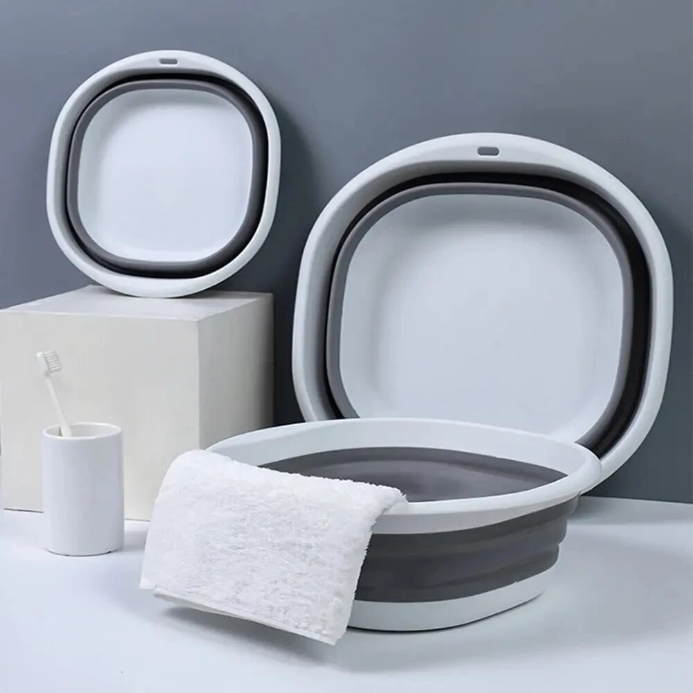Wastafel plastik lipat portabe - Home Bathroom Wash Basin ulasan dan harga