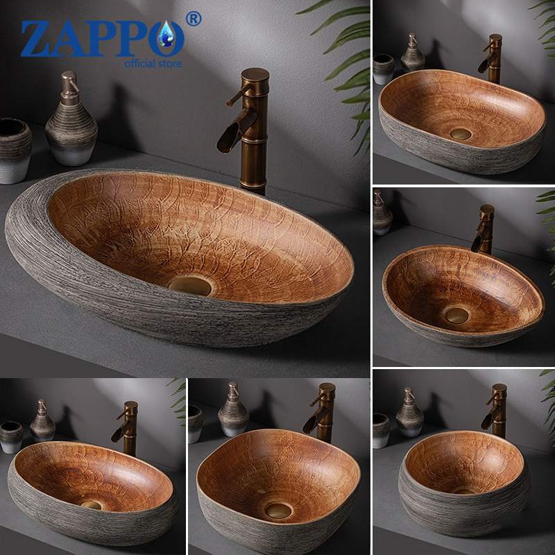 Wastafel Keramik Vintage Artis - Home Bathroom Wash Basin ulasan dan harga