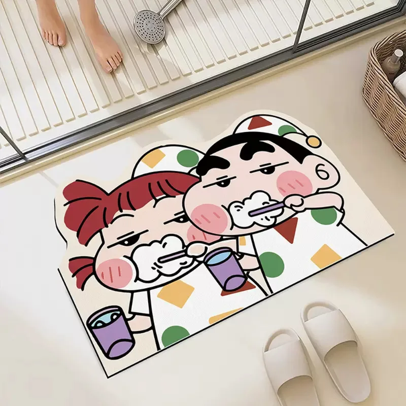 Keset Mandi Crayon Shinchan 30 - Non Slip Bath Mat ulasan dan harga