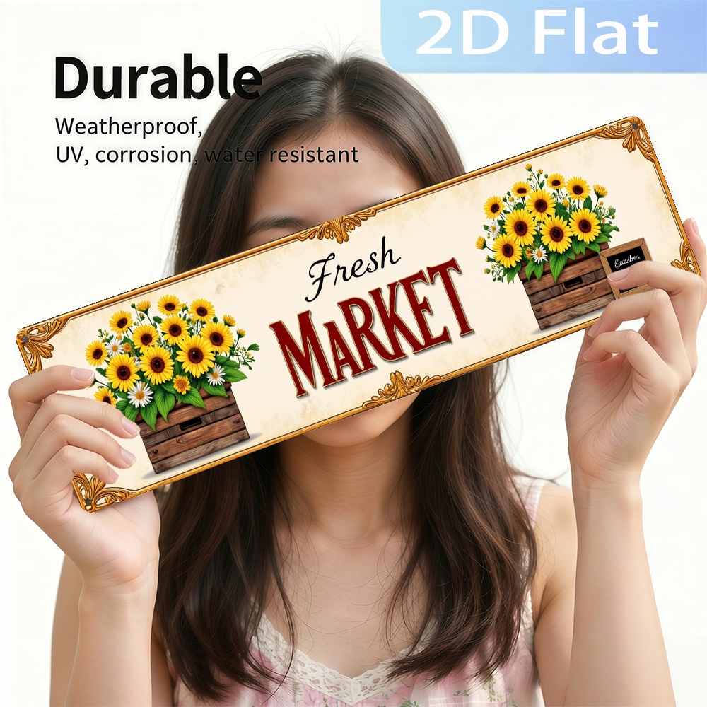 Papan Tanda Vintage 2D Datar ' - Home Kitchen Bathroom Marketing ulasan dan harga