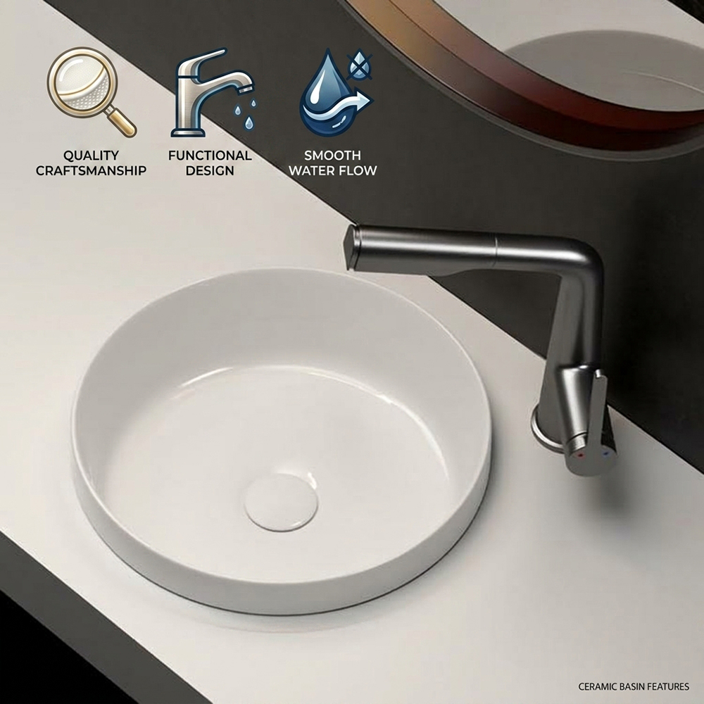 Wastafel Kamar Mandi Ultra Tip - Home Bathroom Wash Basin ulasan dan harga