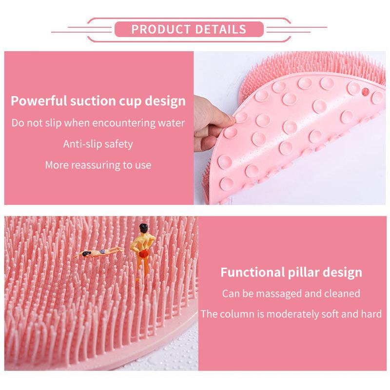 Alas Penggosok Kaki yang Dipas - Non Slip Bath Mat ulasan dan harga