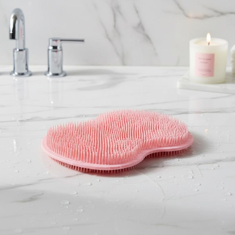 Alas Penggosok Kaki yang Dipas - Non Slip Bath Mat ulasan dan harga