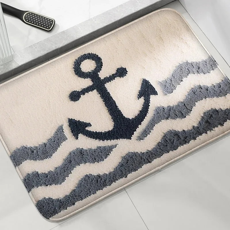 Karpet Anti Slip Seri Seaside  - Home Bathroom Wash Basin ulasan dan harga