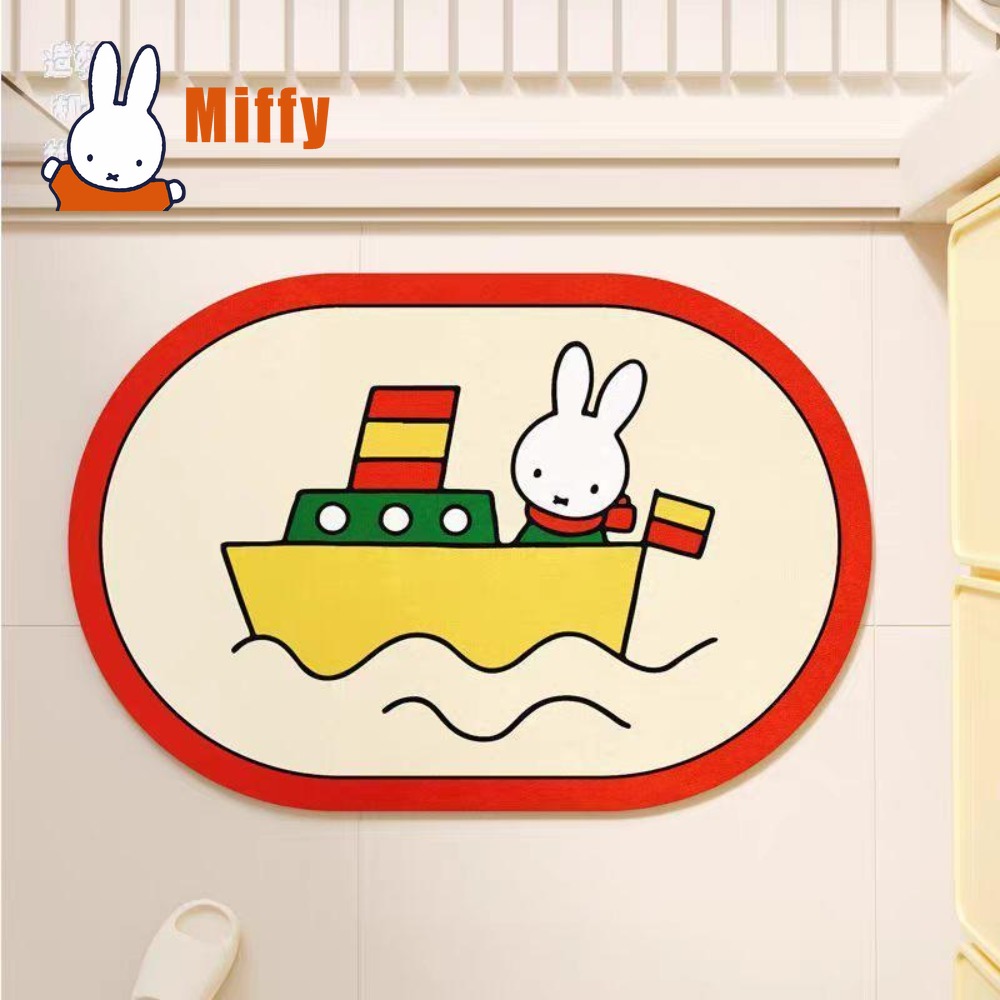 Kawaii Miffy Keset Kamar Mandi - Non Slip Bath Mat ulasan dan harga