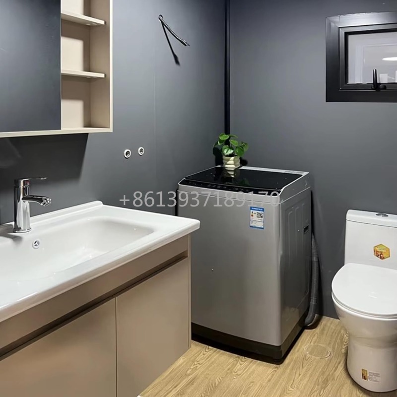 Rumah Kontainer Prefabrikasi M - Tiny Home Bathroom Layout ulasan dan harga