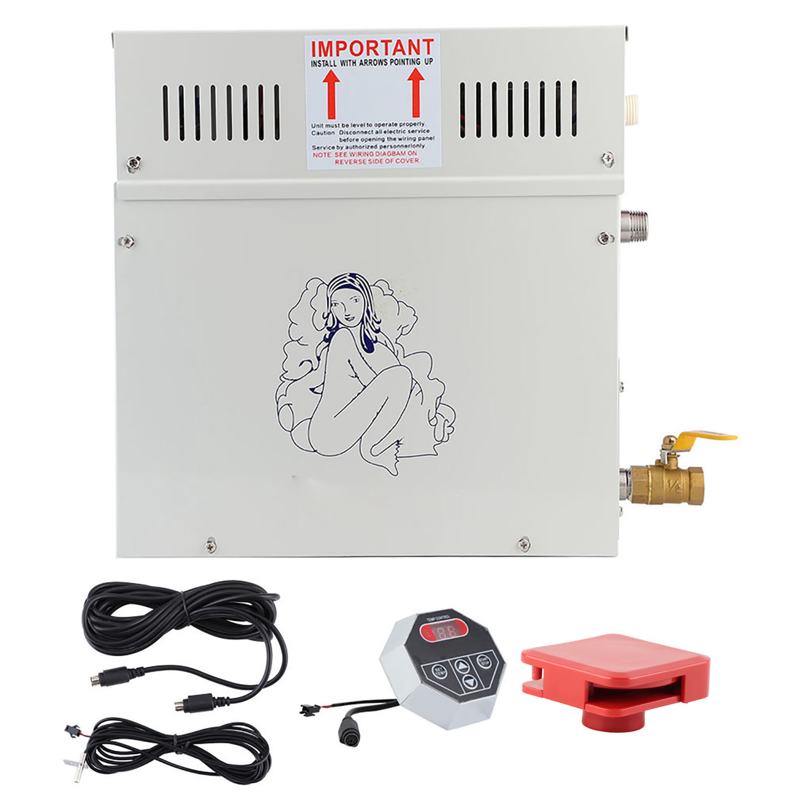 Generator Uap 4.5KW 220V untuk - Home Bathroom With Sauna ulasan dan harga
